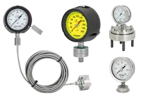 Pressure Gauge on Diaphragm Seal