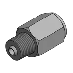 [PXS0-22-B] Snubber (Short Orifice Piston Type) (1/4" NPT Male, Brass)
