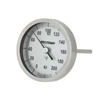 [AA-{value}-1-F23-AA-{value}-1-F23-AA-{value}-1-F23-AA-{value}-1-F23] Back Connect Process Grade Bimetal Thermometer (Back Connect - 3” Dial with Reset, Custom (Inches), 1/2" NPT, -40°F to 160°F, No Tag, 300 Stainless (std))